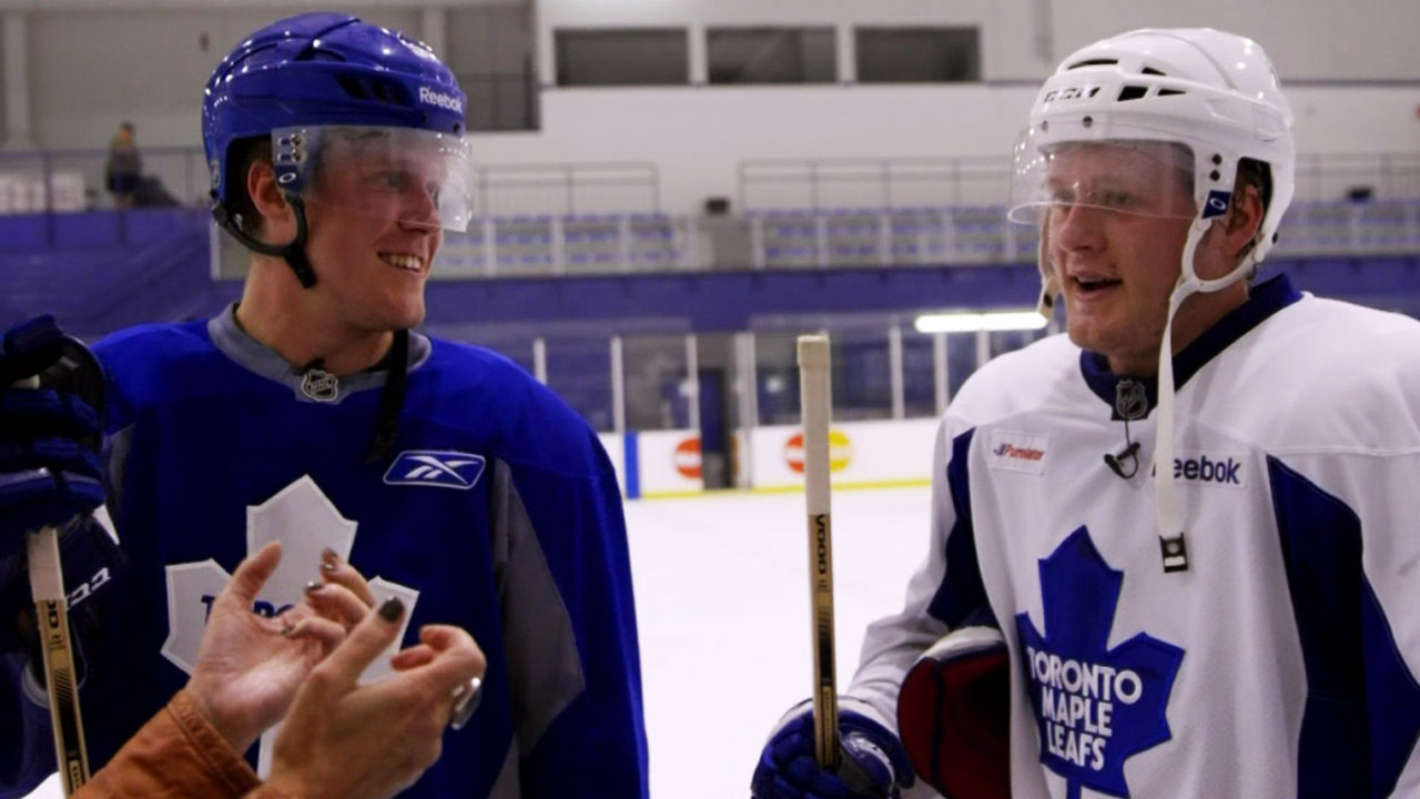 NHL stars using wooden sticks?