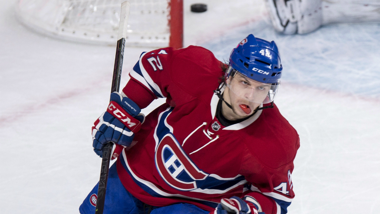Canadiens' Sven Andrighetto clears waivers