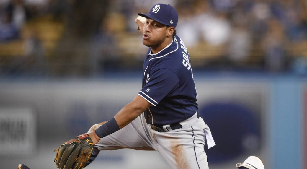 Blue Jays acquire infielder Solarte from Padres for prospect Olivares Blue Jays acquire infielder Solarte from Padres for prospect Olivares