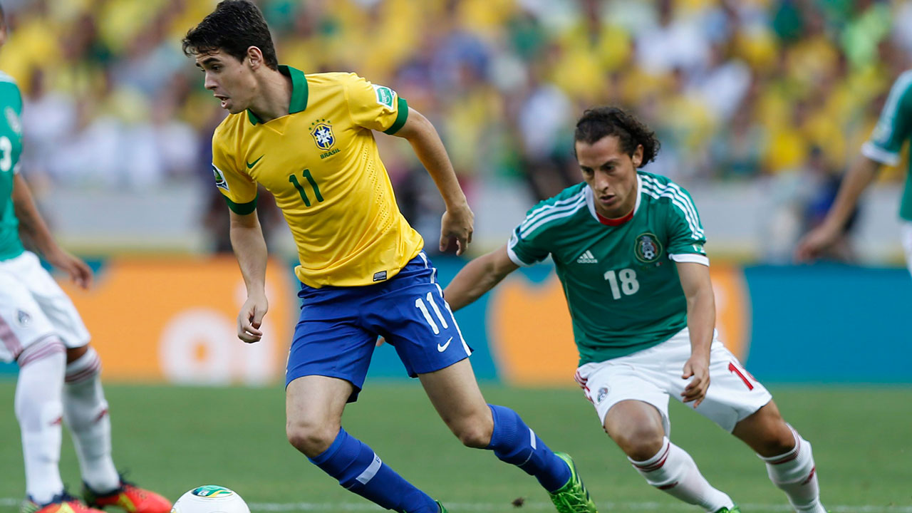 Oscar – Brazil: He may be living in Neymar’s shadow internationally, but Oscar shouldn’t be ignored. The 22-year-old winger is a superb playmaker with great vision, an attribute that makes him a great foil for his better-known countryman. 