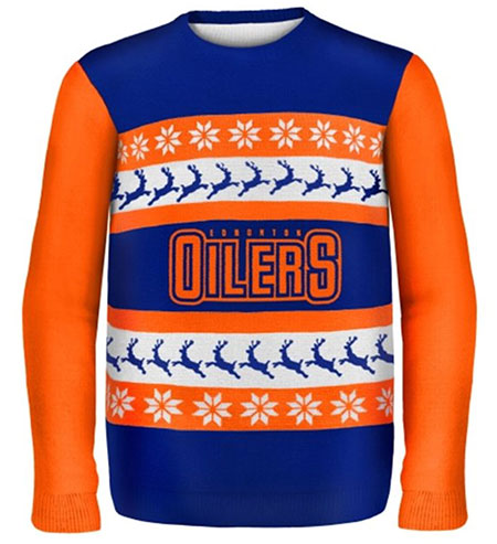 Oilers ugly sweater best sale