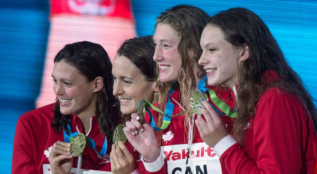 Canada's female swimmers voted Canadian Press team of the year ...