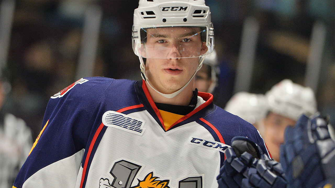 Andrei Svechnikov of the Barrie Colts. (Terry Wilson/OHL Images)