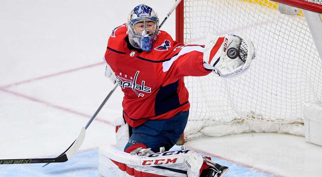 Washington Capitals Goaltender Philipp Grubauer Washington Capitals Goaltender Philipp Grubauer