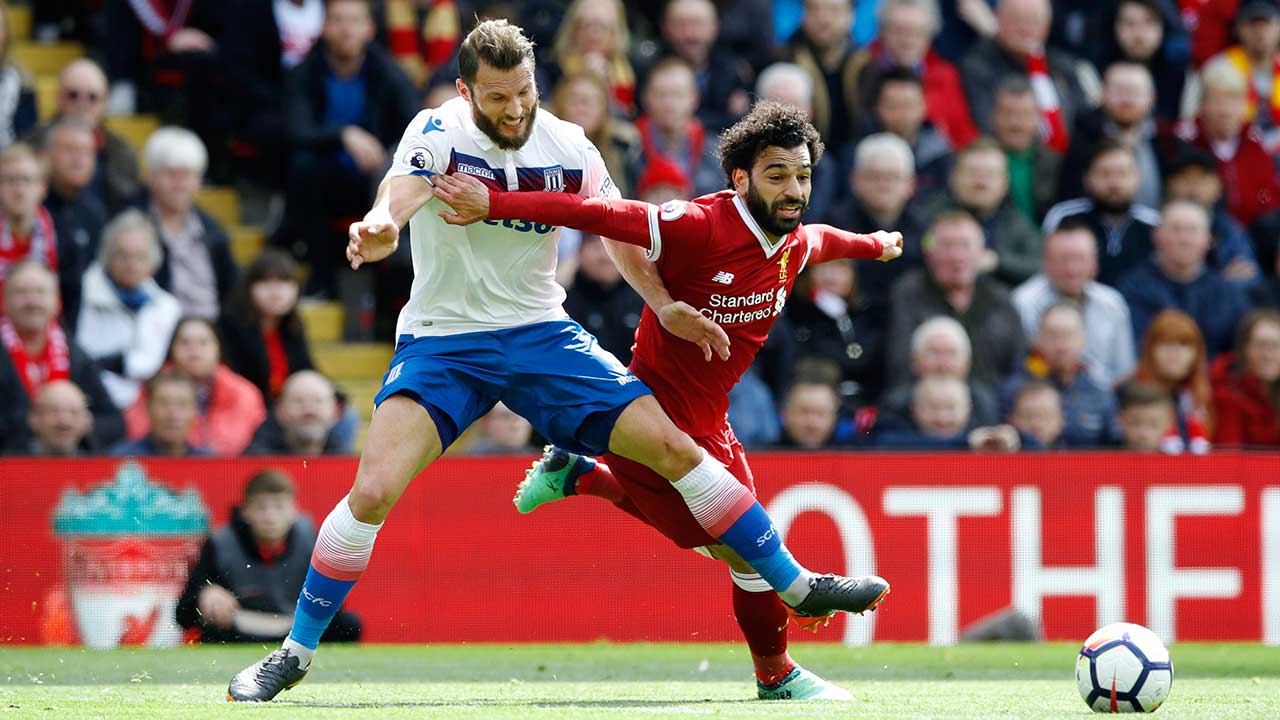 Salah has rare off day as Liverpool is held by Stoke